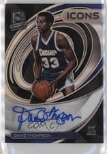 2021-22 Panini Spectra Icons Autographs David Thompson #IA-DVT card