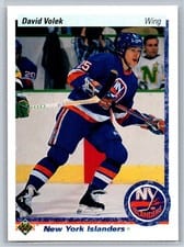 1990 Upper Deck David Volek #1 card