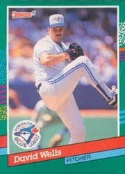 1991 Donruss Base Set David Wells #473 card