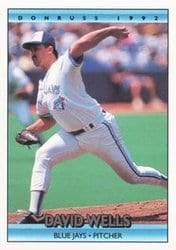 1992 Donruss Base Set David Wells #620 card