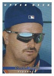 1993 Upper Deck Base Set David Wells #699 card