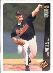 1996 Collector's Choice Base Set David Wells #763 card