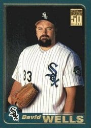 2001 Topps Base Set David Wells #527 card
