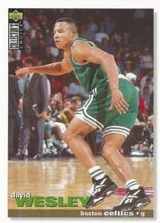 1995-96 Collector's Choice Base Set David Wesley #261 card