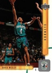 2001-02 Upper Deck Base Set David Wesley #14 card