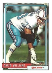 1992 Topps Base Set David Williams #158 card