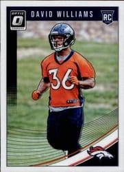 2018 Donruss Optic Base Set David Williams #125 card