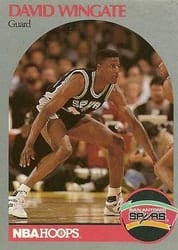 1990-91 Hoops Base Set David Wingate #273 card