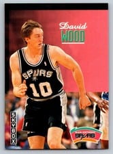 1992-93 SkyBox Base Set David Wood #346 card