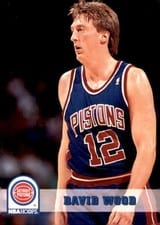 1993-94 Hoops Base Set David Wood #324 card