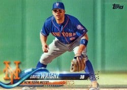2018 Topps Base Set David Wright #588 card