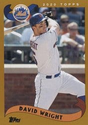 2020 Topps Archives Base Set David Wright #226 card