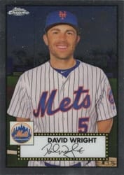 2021 Topps Chrome Platinum Anniversary Base Set David Wright #518 card