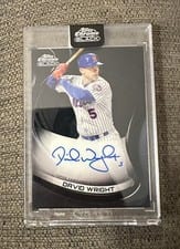 2022 Topps Chrome Black Autographs David Wright #CBA-DWR card