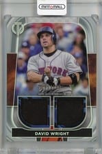 2022 Topps Tribute Dual Relics David Wright #DR-DW card