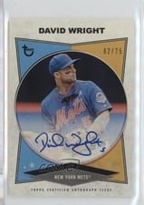 2023 Topps Brooklyn Collection Autographs David Wright #AC-DWR card