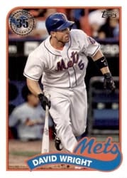 2024 Topps 1989 Topps Baseball 35th Anniversary (Series 2) David Wright #89B2-15 card
