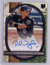 2025 Topps Museum Collection Archival Autographs David Wright #AA-DW card