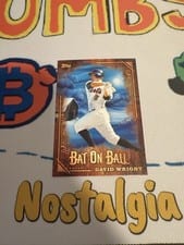2025 Topps X Bob Ross: The Joy of Baseball Bat on Ball David Wright #BOB-8 card
