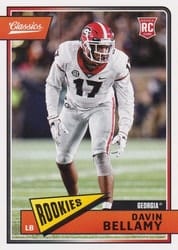2018 Panini Classics Base Set Davin Bellamy #287 card