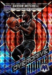 2021-22 Panini Mosaic Overdrive Davion Mitchell #24 card