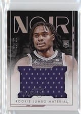 2021-22 Panini Noir Rookie Jumbo Material Davion Mitchell #RJM-DVM card