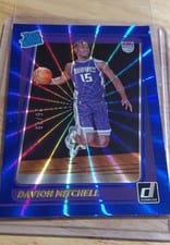 2021 Panini Donruss Davion Mitchell Choice Black Gold #205 card