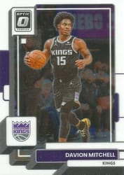 2022-23 Donruss Optic Base Set Davion Mitchell #124 card
