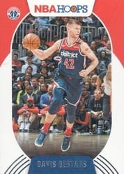 2020-21 Hoops Base Set Davis Bertans #124 card