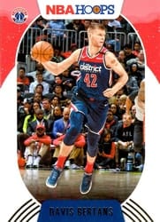2020-21 Hoops Winter Base Set Davis Bertans #124 card