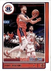 2021-22 Hoops Base Set Davis Bertans #130 card