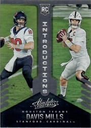 2021 Panini Absolute Introductions Davis Mills #18 card