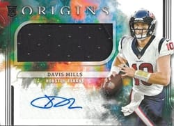 2021 Panini Origins Base Set Davis Mills #172 card