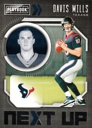 2021 Panini Playbook Next Up Davis Mills #NXT-DMI card