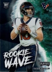 2021 Panini Playoff Rookie Wave Davis Mills #RW-DMI card