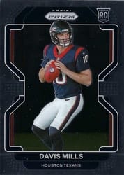 2021 Panini Prizm Base Set Davis Mills #352 card