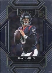 2021 Panini Select Base Set Davis Mills #265 card