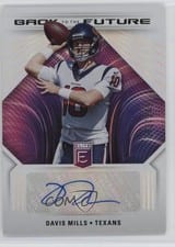 2022 Donruss Elite Back to the Future Signatures Davis Mills #BFS-DM card