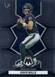 2022 Panini Mosaic Base Set Davis Mills #76 card