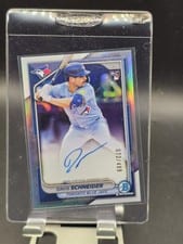 2024 Bowman Chrome Rookie Autographs Davis Schneider #CRA-DS card