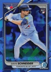 2024 Bowman Chrome Sapphire Edition Base Set Davis Schneider #13 card