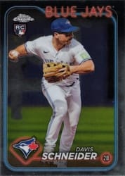 2024 Topps Chrome Base Set Davis Schneider #290 card