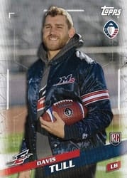 2019 Topps AAF Base Set Davis Tull #95 card
