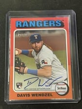 2024 Topps Heritage Real One Autograph Davis Wendzel #ROADW card