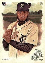 2019 Topps Allen & Ginter Base Set Dawel Lugo #208 card