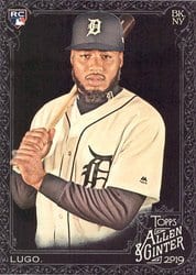 2019 Topps Allen & Ginter X Base Set Dawel Lugo #208 card