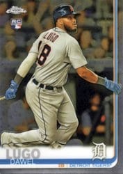 2019 Topps Chrome Base Set Dawel Lugo #172 card