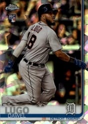 2019 Topps Chrome Sapphire Edition Base Set Dawel Lugo #660 card