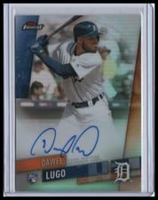 2019 Topps Finest Autographs Dawel Lugo #FA-DL card