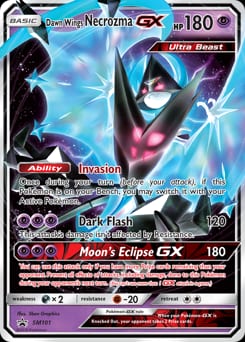 SM Black Star Promos Dawn Wings Necrozma-GX #SM101 card